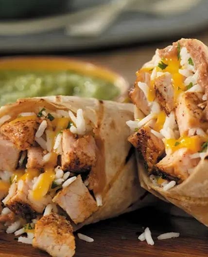 Left-over Pork Burritos