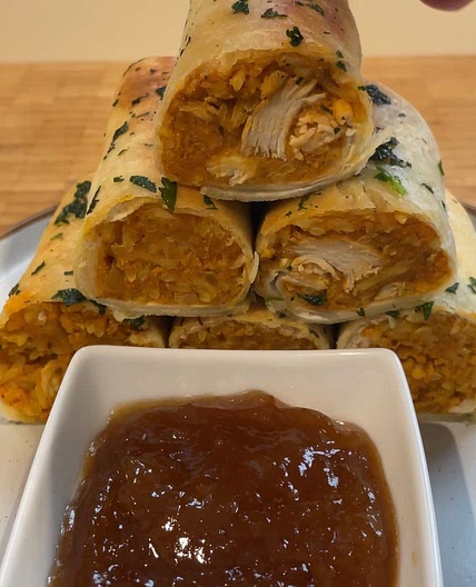 Chicken Curry & Rice Burrito 