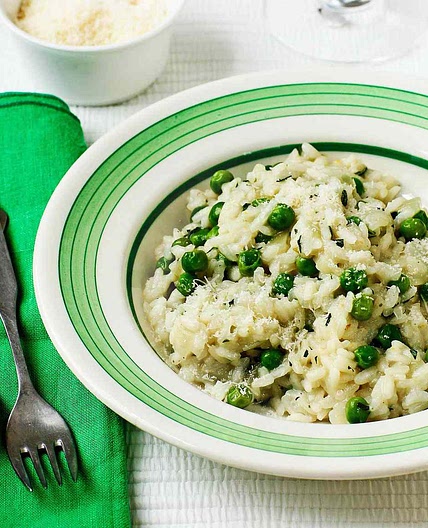 Creamy Rice Pilaf with Peas