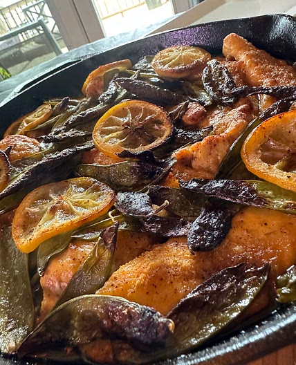 Lemon chicken.