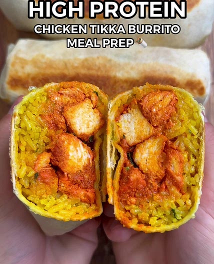 Chicken Tikka Burritos