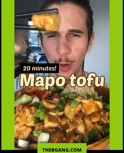 Vegan Spicy Mapo Tofu