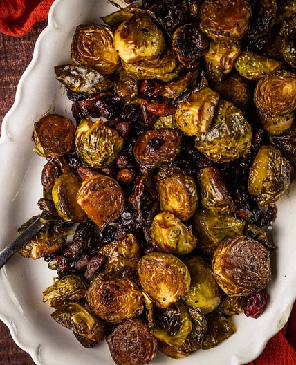 Balsamic Brussels Sprouts (Roasted in the Oven!)