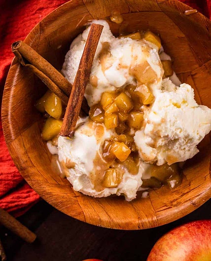 Homemade Caramel Apple Sundaes