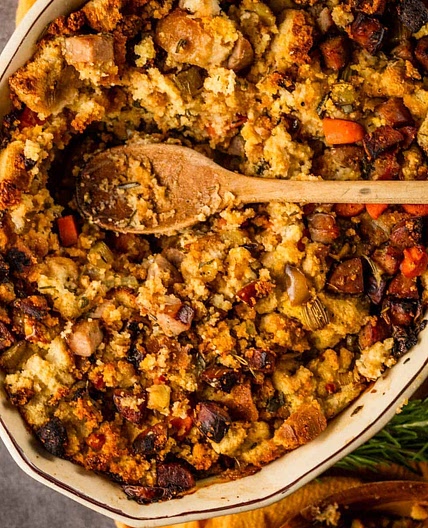Easy Cornbread Sausage Stuffing