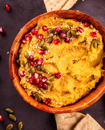 Easy Roasted Pumpkin Hummus