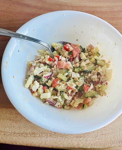 Farro Salad 2 (white miso)
