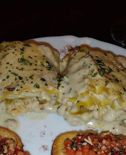 Chicken Alfredo Rollups