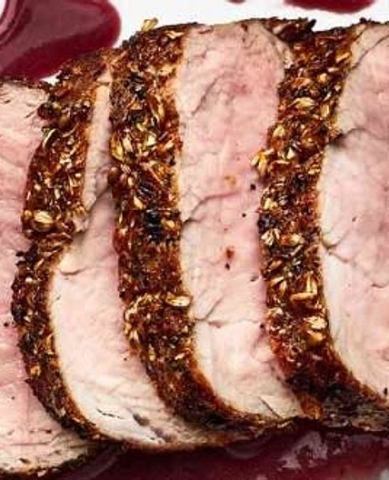 Pork tenderloin 
Potatoes 
Carrots