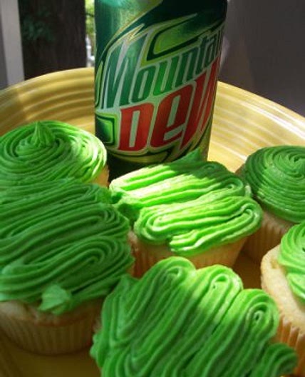 Mountain Dew Cupcakes & Buttercream