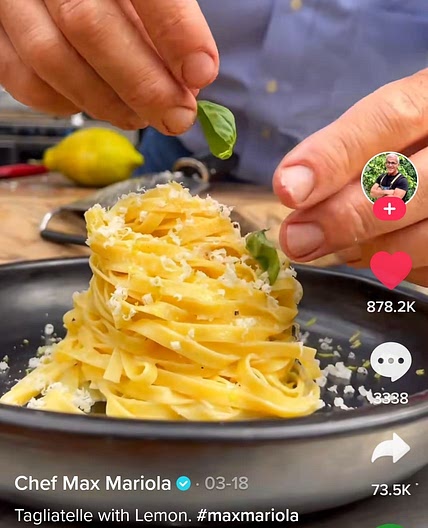 Tagliatelle al Limone e Basilico