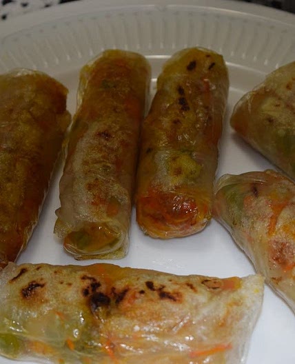Vegetarian Spring Rolls - 110kcal