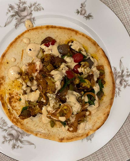 Cauliflower Shawarma With Spicy Tahini