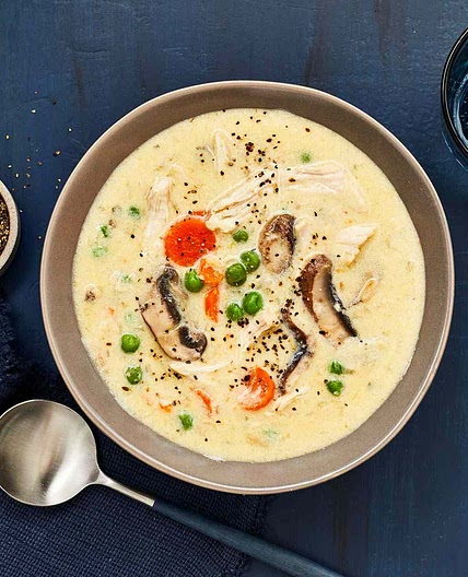 Creamy Chicken & Mushroom Soup