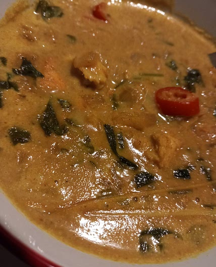 Dad's Thai Fish and Prawn Curry