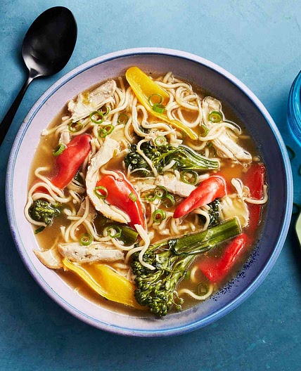 Instant Pot Chicken & Vegetable Soup with Noodles