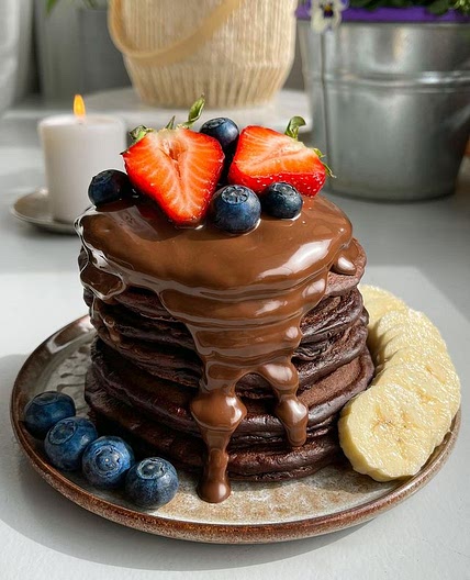 🥞🍫brownie pancakes🍫🥞