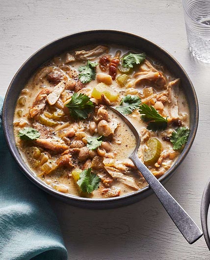 Creamy White Chili with Cream Cheese