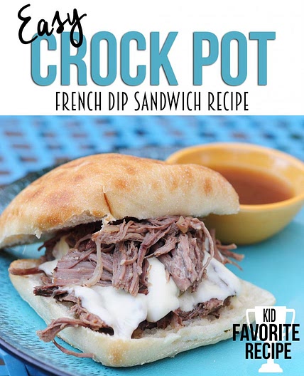Easy French Dip Sandwich Recipe in the Crock Pot