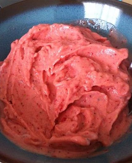 Strawberry Peach Sorbet