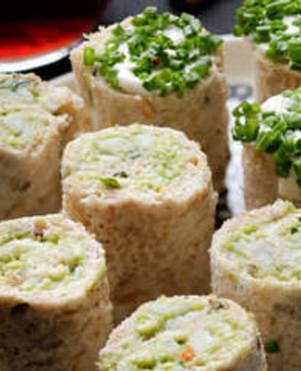 Crab and avocado rolls