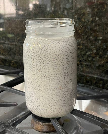 Coconut Chia Pudding (Unsweetened)