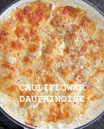 ONE PAN CAULIFLOWER DAUPHINOISE