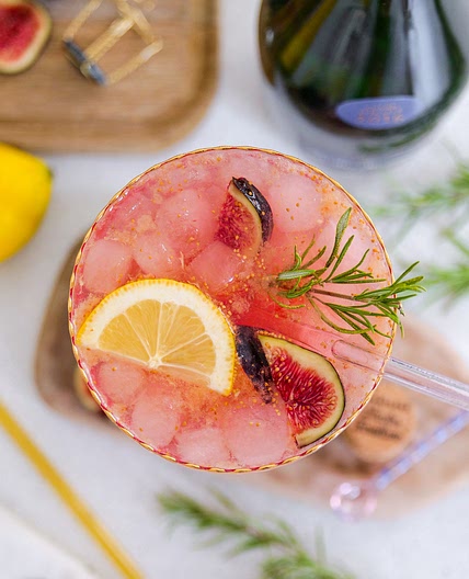 Gin royal figues 🍸