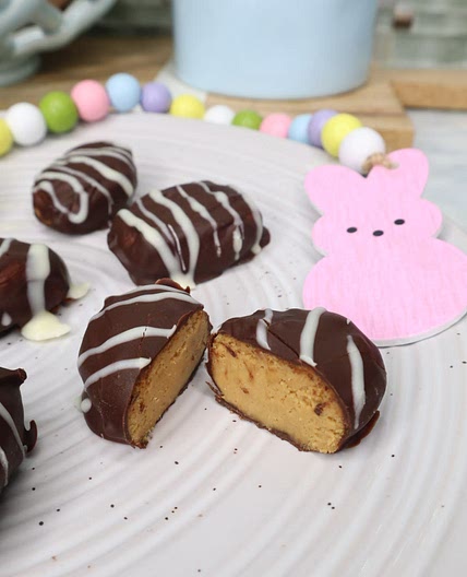 Peanut Butter Chocolate Covered Easter Eggs