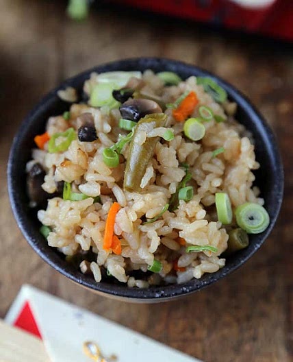 Rice Cooker Vegetable Rice | Pickled Plum