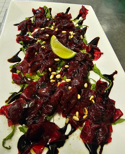 Rote beete carpaccio