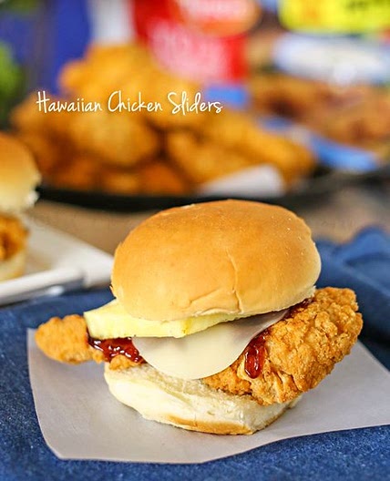 Hawaiian Chicken Sliders