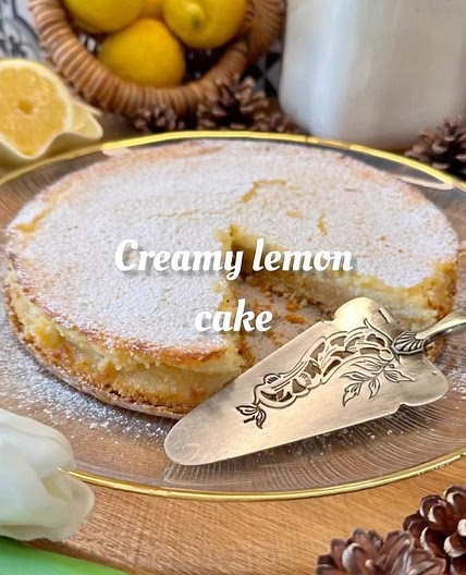 CREAMY LEMON CAKE