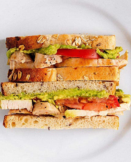 Avocado, Tomato & Chicken Sandwich