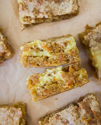Carrot Cake Cheesecake Bars