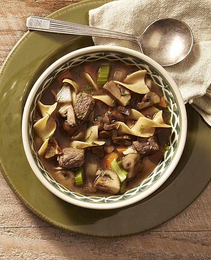 Mushroom-Beef Noodle Soup