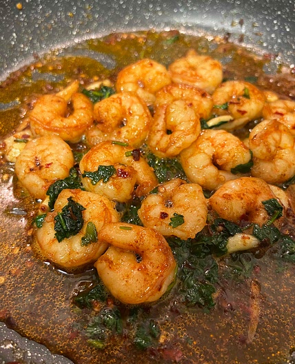 Delicious Garlic Shrimp 