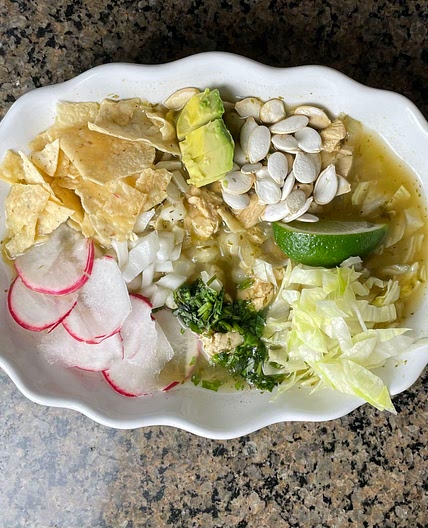 Pozole Verde de Pollo