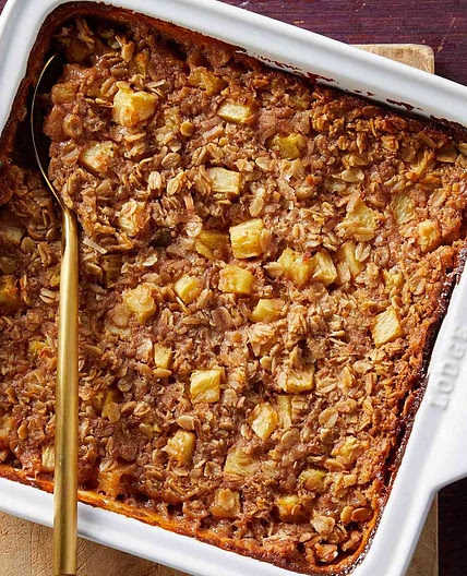 Vegan Pineapple & Coconut Baked Oatmeal