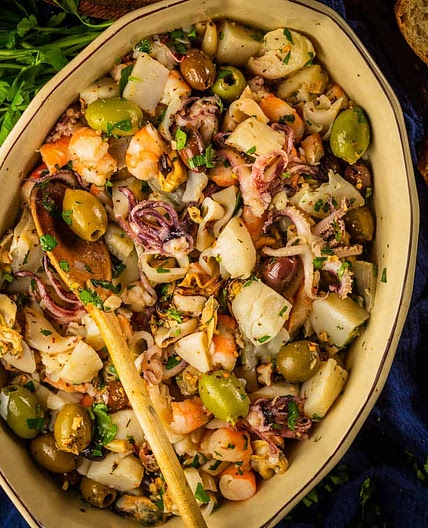 Italian Seafood Salad Recipe for Feast of the Seven Fishes