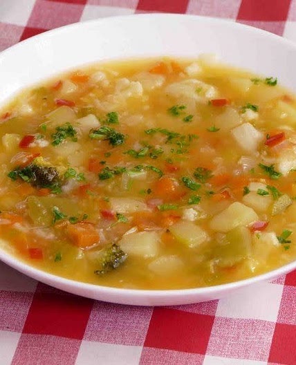 Cena: Sopa de verduras