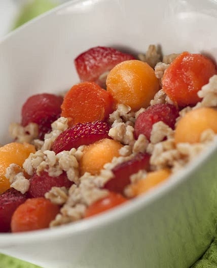 Desayuno: Avena y frutas
