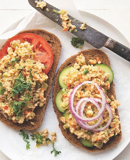 Soy Curl Chicken Salad