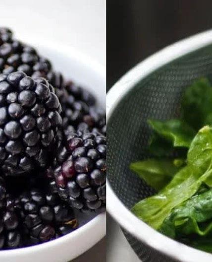 Refa: Jugo de Mora y Espinaca 