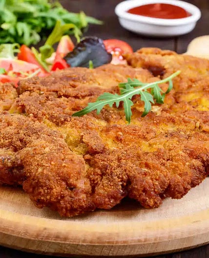 Almuerzo: Milanesa con Protemas