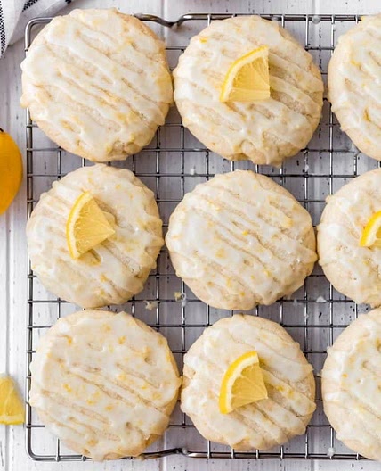 Glazed Lemon Cookies