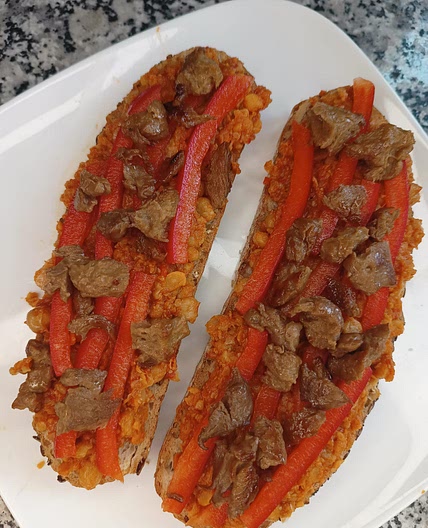 Vegan Seitan Chickpea Sandwich