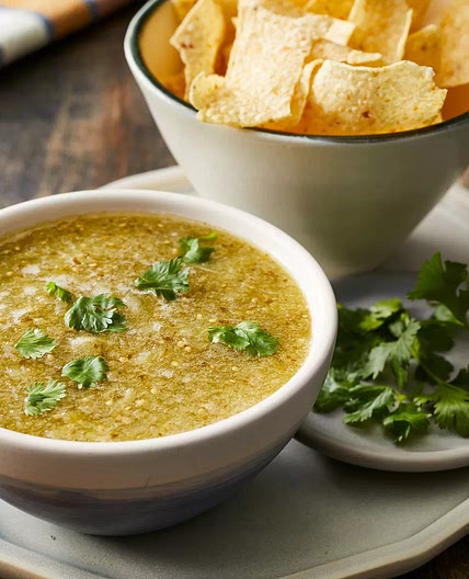 Tomatillo Salsa Verde with Habanero's