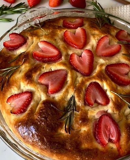 Strawberry Focaccia