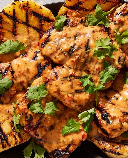 Spicy Coconut Grilled Chicken